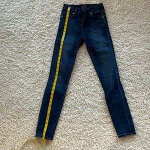J brand dark wash cropped size 23
